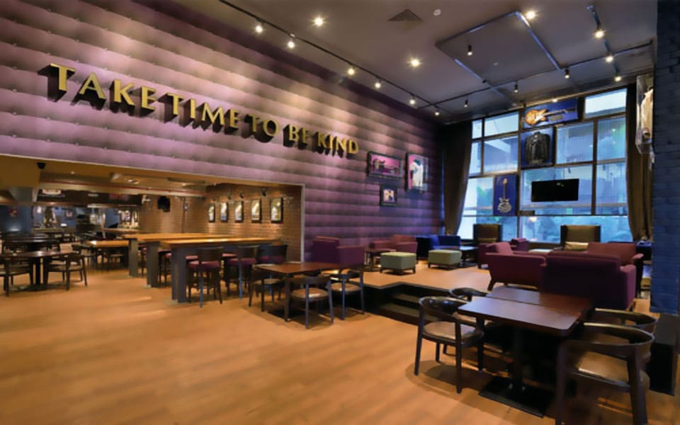 Hard Rock Cafe — interior fit-out by J.D. Creation