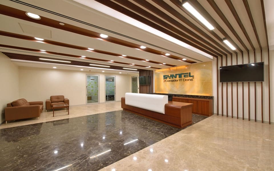 Syntel, Airoli — interior fit-out by J.D. Creation